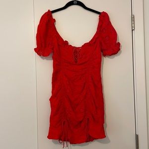 Saints and Secrets red dress!